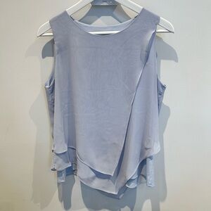 Calvin Klein Light Blue Layered Blouse